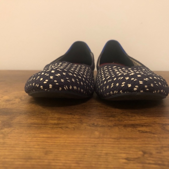 Rothy’s The Flat in Maritime Navy Honeycomb - Picture 3 of 7